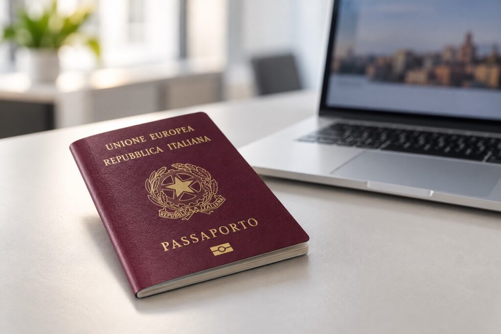 Italian passport application through an Italian Consulate